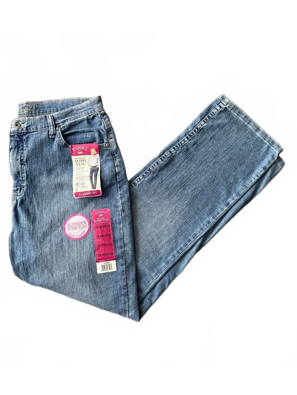 Riders by Lee NEW Women's Denim Jeans Size 16 Instantly Streetwear Classic